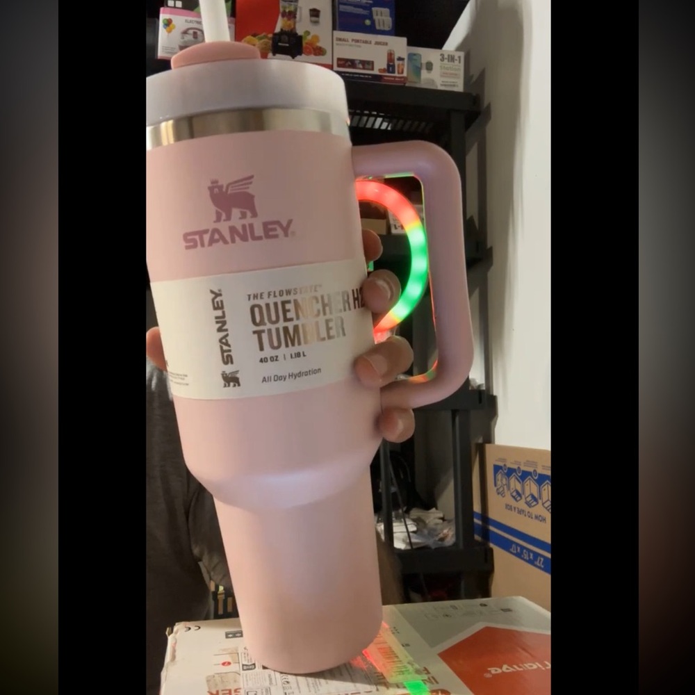 Flow State Stanley Tumbler 40 oz. Pink NIB